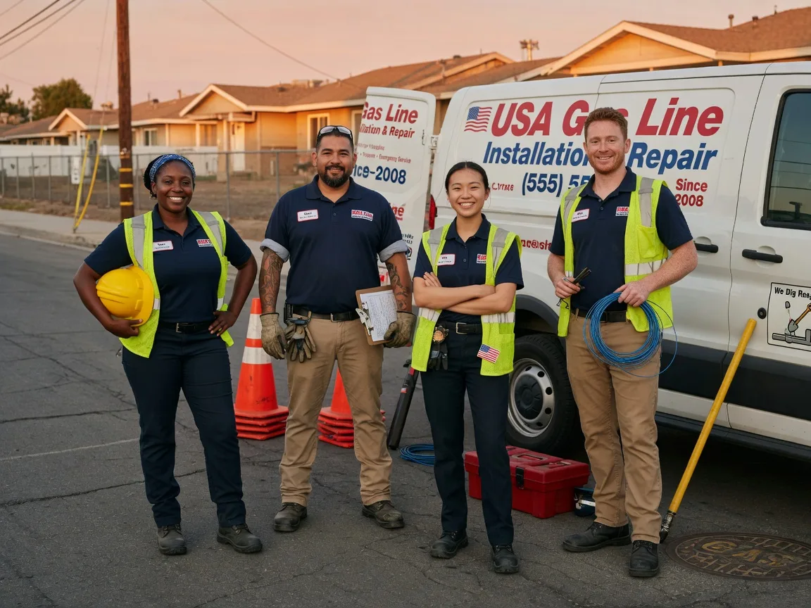 Gas Line Installation company in Burkettsville, OH